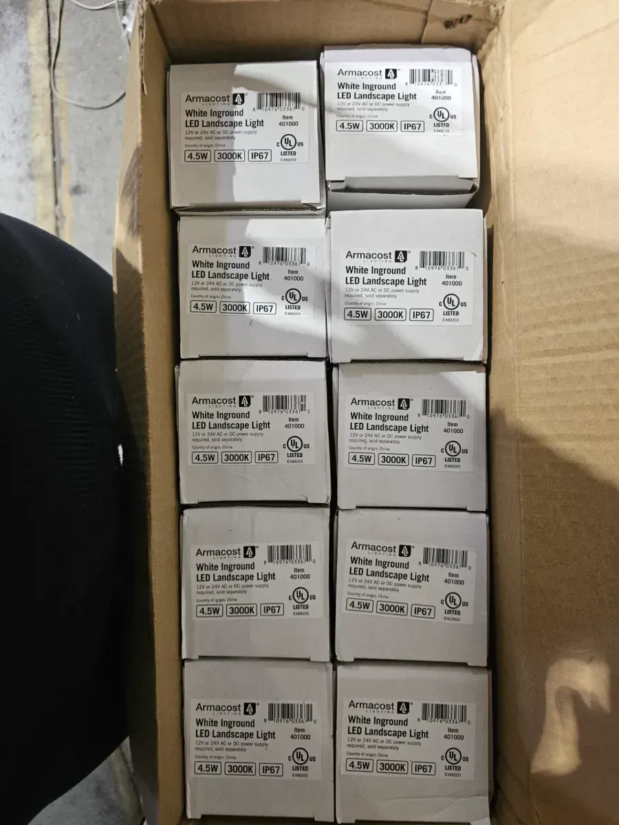 ***Pack of 10***4.5W Inground Landscape 250 Lumen Hardwired Integrated LED Well Light - Soft White 3000K - image 5