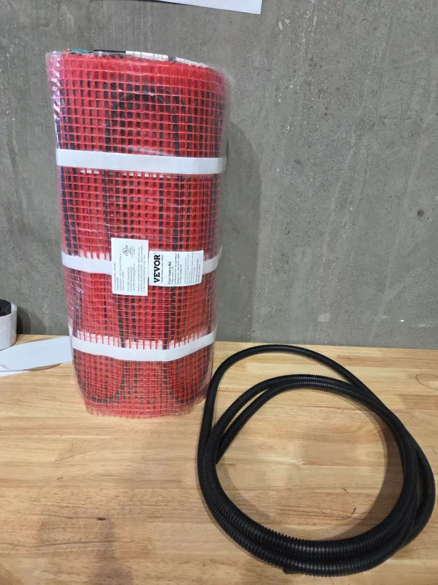 Floor Heating Mat 100 Sq. ft Electric Radiant In-Floor Heated Warm System with Digital Floor Sensing Thermostat - image 2