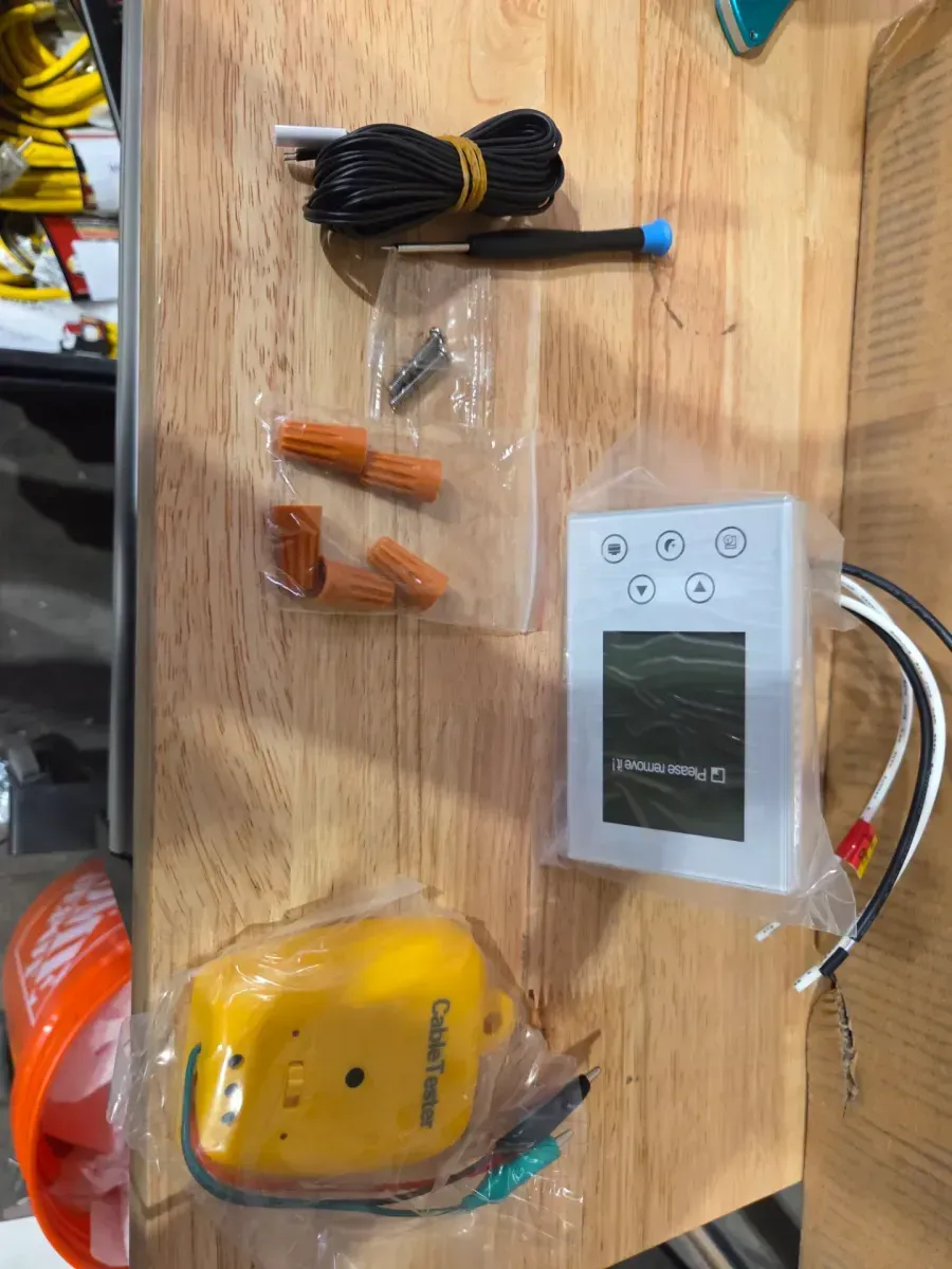 Floor Heating Mat 100 Sq. ft Electric Radiant In-Floor Heated Warm System with Digital Floor Sensing Thermostat - image 4