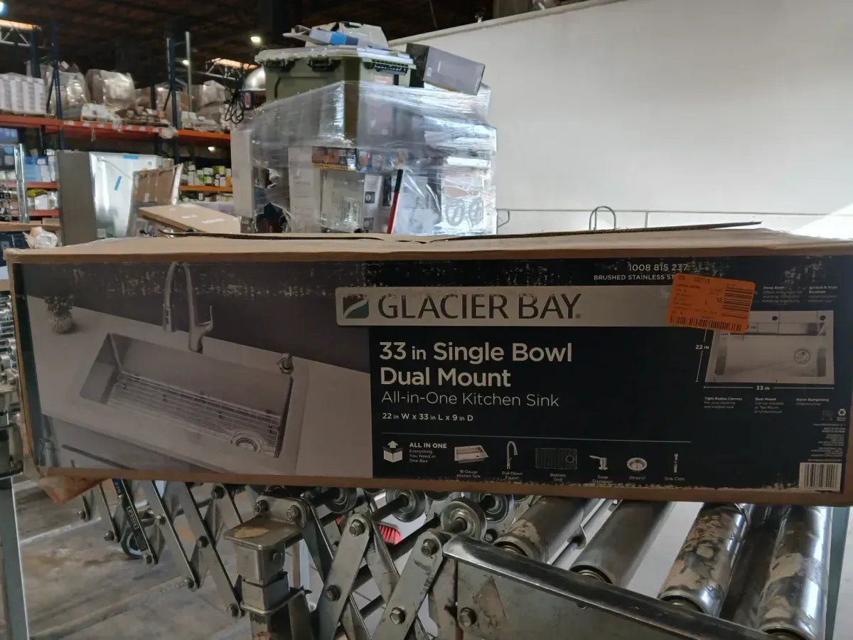 Dolancourt Tight Radius 33 in. Drop-In Single Bowl 18 Gauge Stainless Steel Kitchen Sink with Pull-Down Faucet - image 3