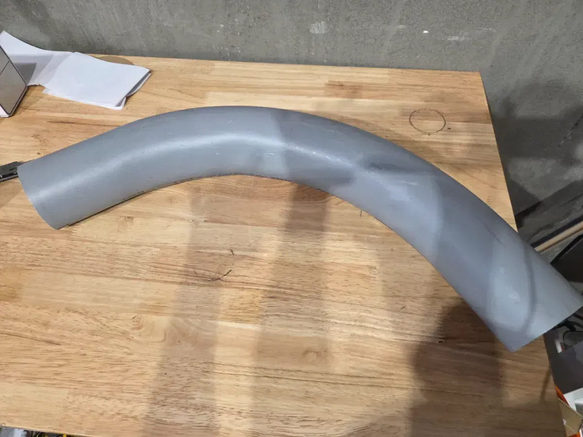 3 in. 90° Schedule 80 Standard Radius Electrical Plain End Elbow (UB9AL-CAR) - image 2