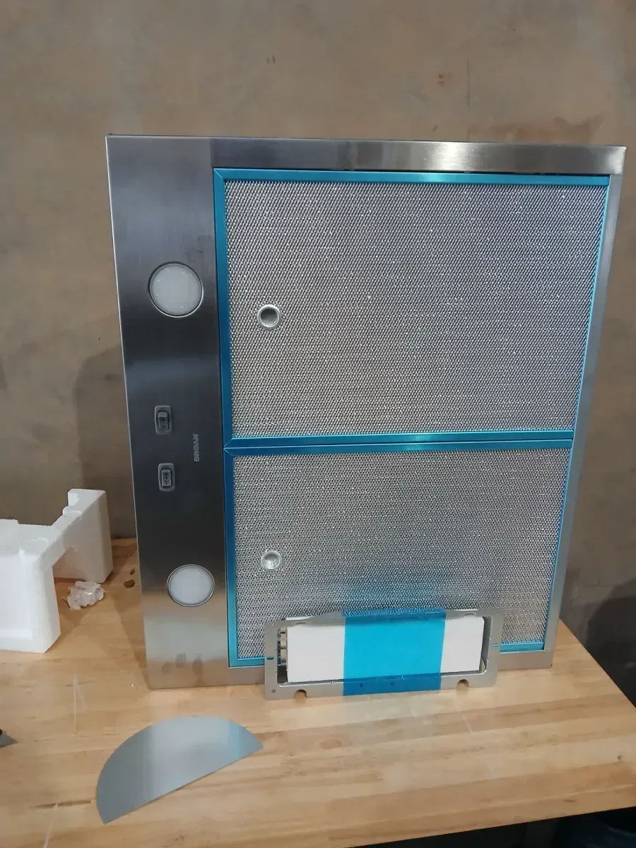 Glacier 24 Inch 350 Max Blower CFM 1.5 Sones Convertible Under Cabinet Range Hood Stainless Steel ENERGY STAR - image 2