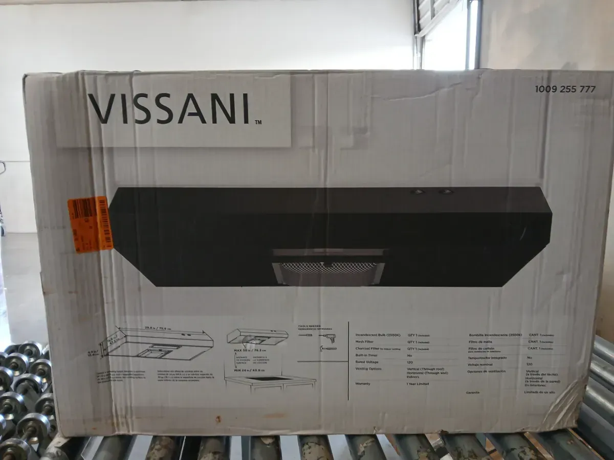 Arno 30 in. 240 CFM Convertible Under Cabinet Range Hood in Black with Lighting and Charcoal Filter - image 3