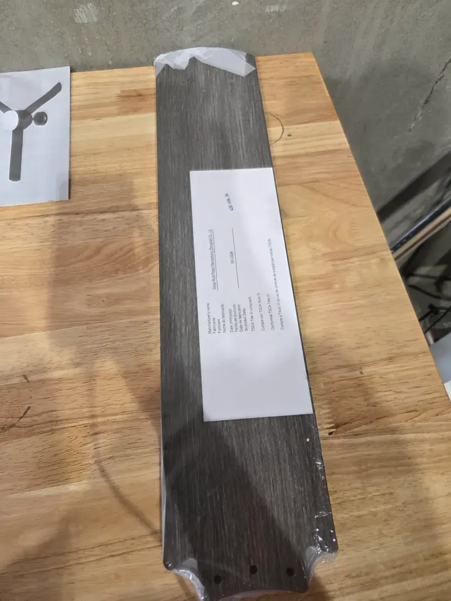 Modern 5-Blade Ceiling Fan with LED Light and Remote Control - image 3