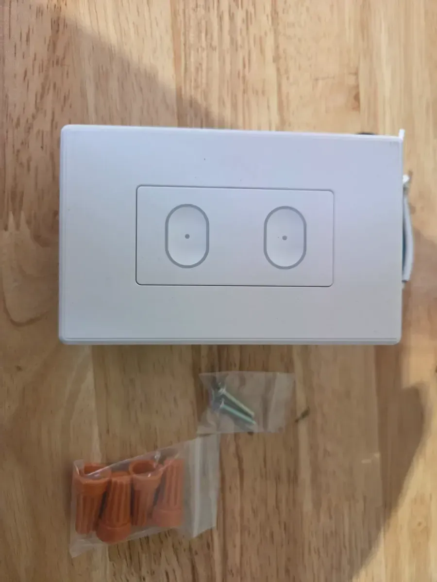 Modern 2-Gang Touch Panel Wall Light Switch - image 1