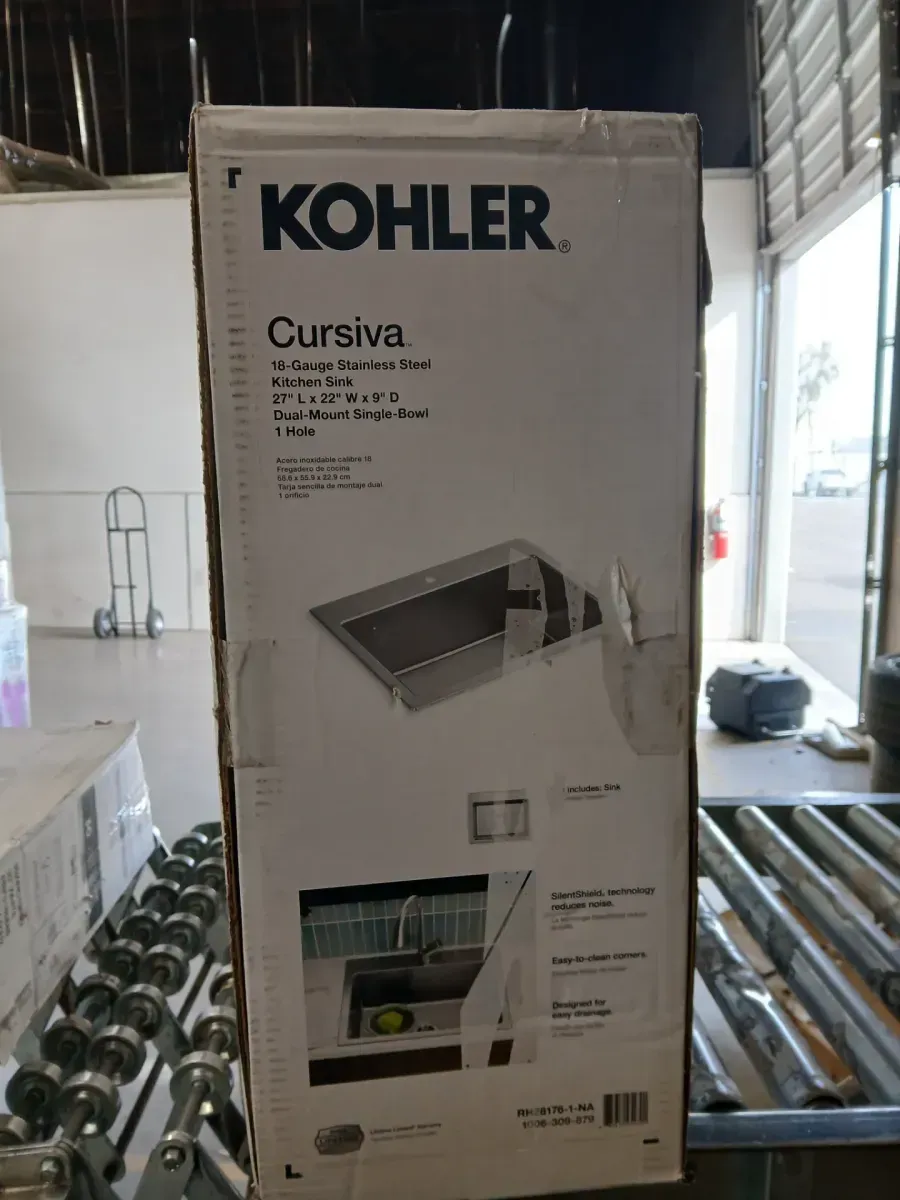 Cursiva Stainless Steel 27 in. Single Bowl Drop-In Kitchen Sink - image 2