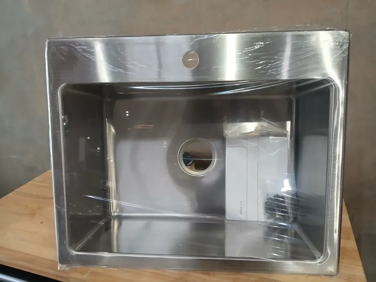 Cursiva Stainless Steel 27 in. Single Bowl Drop-In Kitchen Sink - image 5