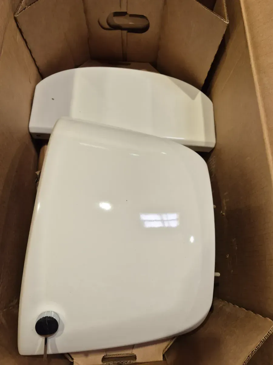 Joist 2-Piece Complete Solution 1.28 GPF Single Flush Elongated Toilet in White (Seat Included) - image 4