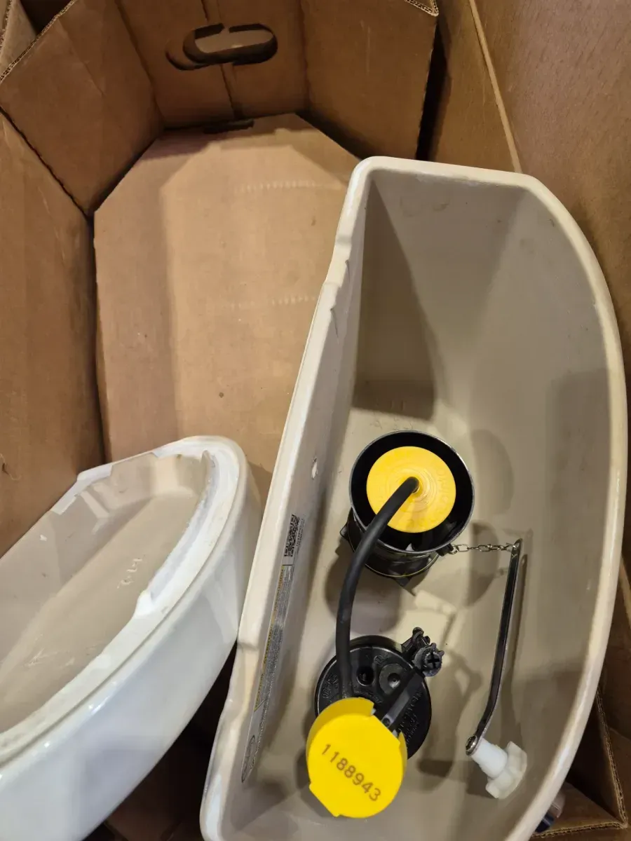 Joist 2-Piece Complete Solution 1.28 GPF Single Flush Elongated Toilet in White (Seat Included) - image 6