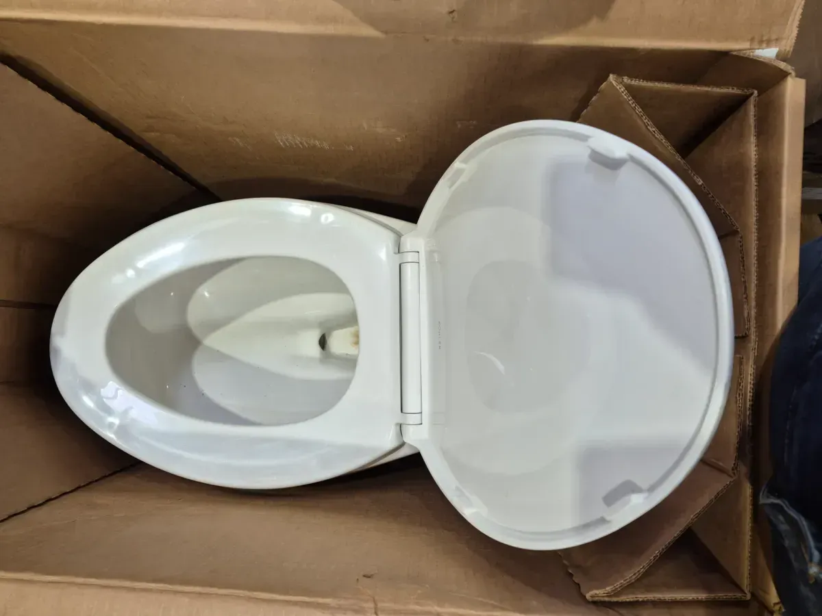 Joist 2-Piece Complete Solution 1.28 GPF Single Flush Elongated Toilet in White (Seat Included) - image 8