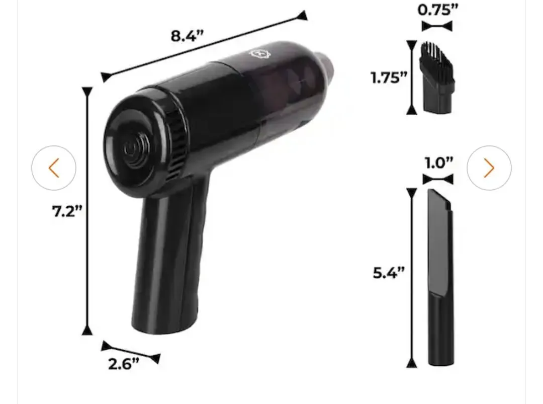 Compact Cordless Handheld Vacuum Cleaner with Attachments - image 1