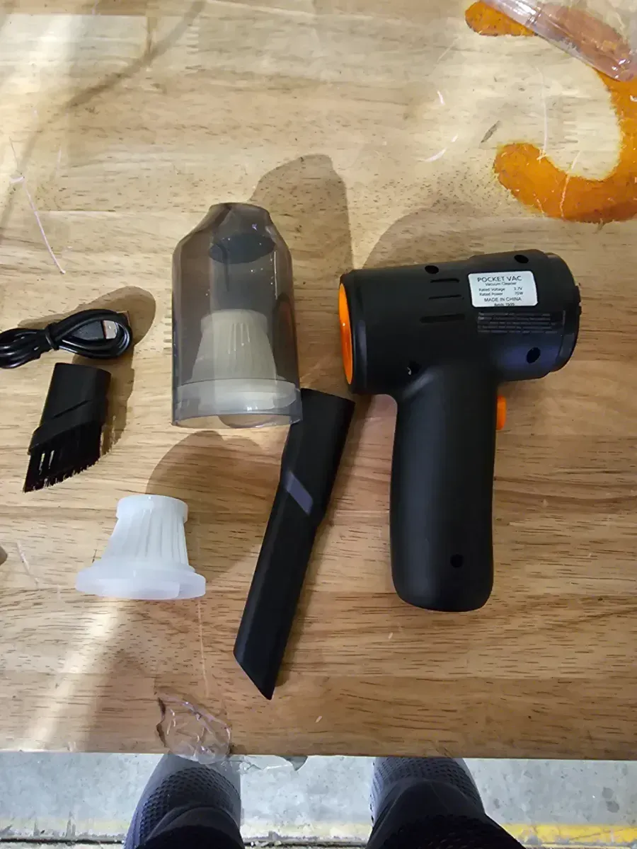 Compact Cordless Handheld Vacuum Cleaner with Attachments - image 2