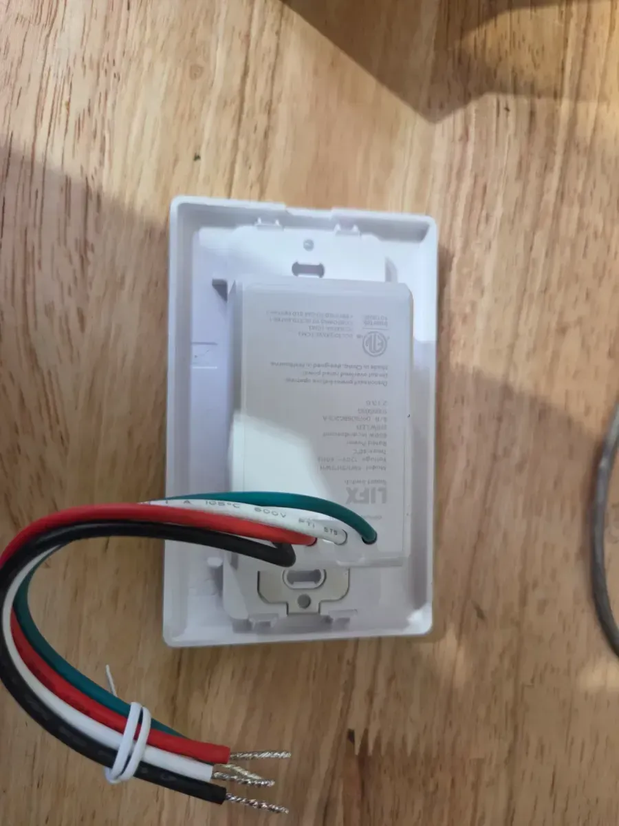 LIFX Smart Wi-Fi Connected White Touch Light Switch for Dimmable 210W LED and 650W Incandescent Bulbs, Single-Pole 2-Buttons - image 4