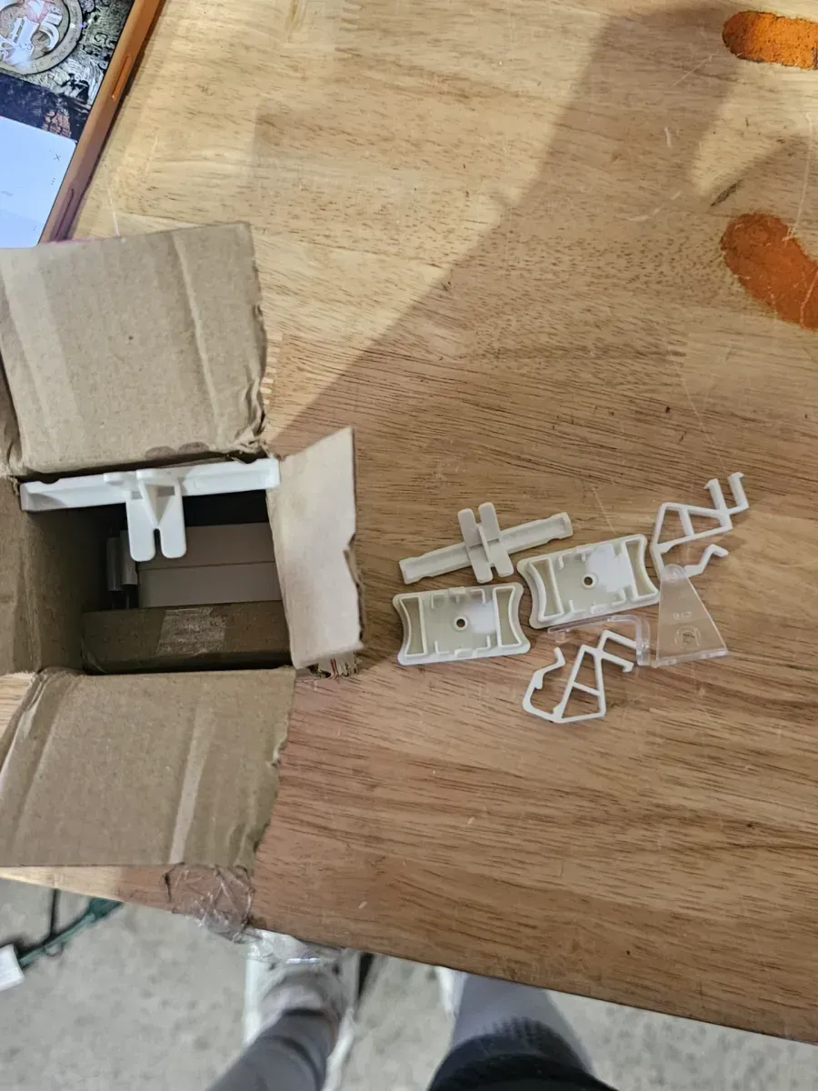 White Cordless Faux Wood Blinds for Windows with 2 in. Slats - 35 in. W x 48 in. L (Actual Size 34.5 in. W x 48 in. L) - image 2