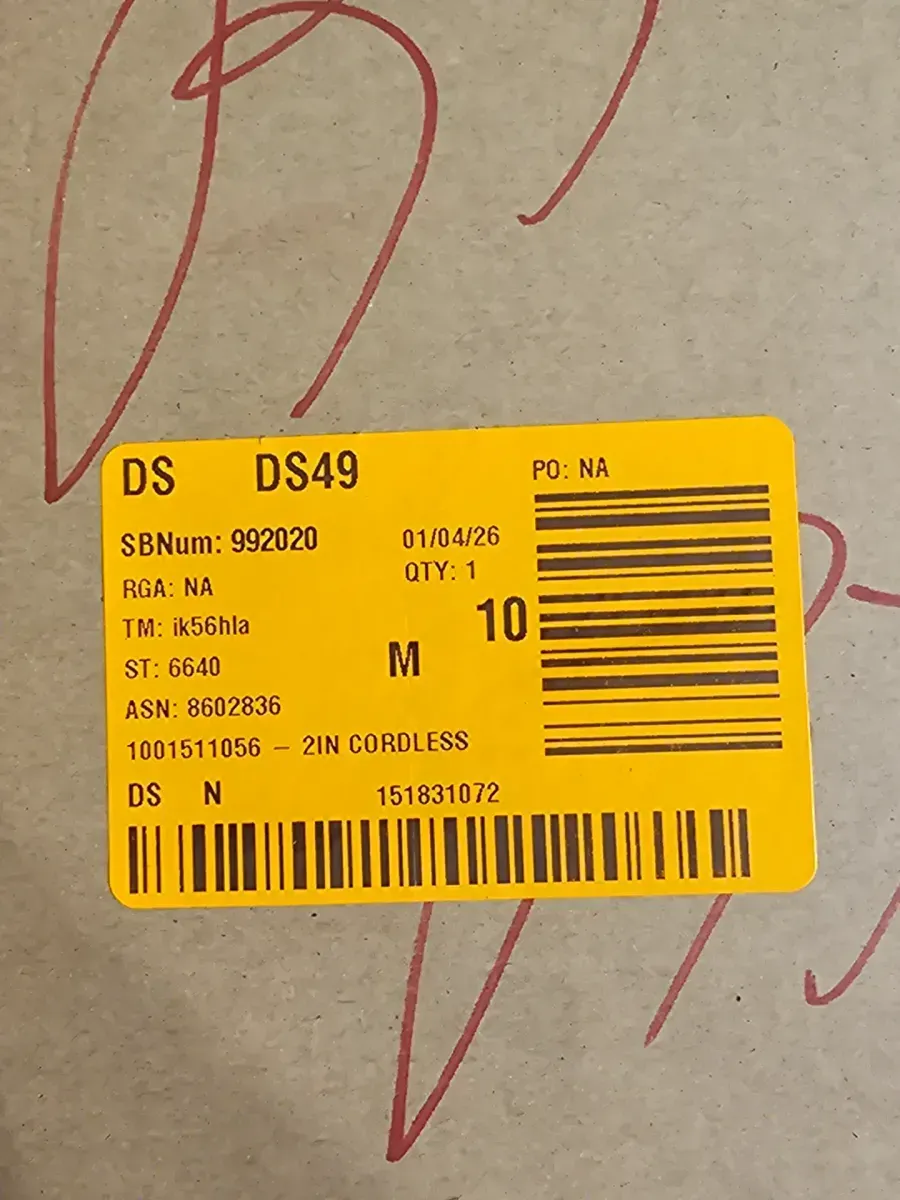 White Cordless Faux Wood Blinds for Windows with 2 in. Slats - 35 in. W x 48 in. L (Actual Size 34.5 in. W x 48 in. L) - image 4