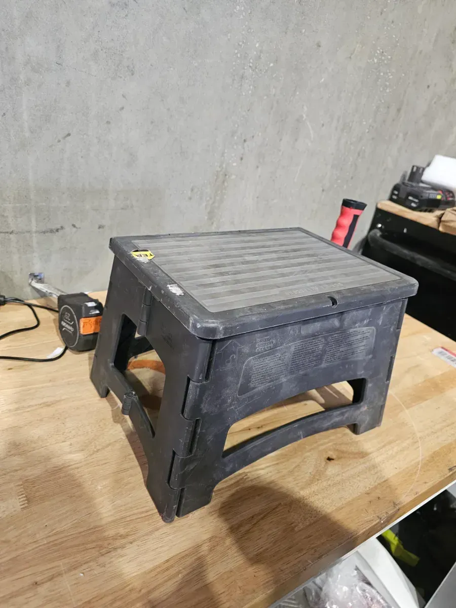 Gorilla Ladders 1-Step Foldable Plastic Step Stool - image 1