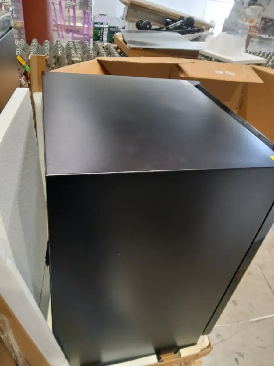 23.5 in. Dual Zone 54-Bottle Undercounter/ Freestanding Wine Cooler in Black with Reversible Door, Removable Shelves - image 6