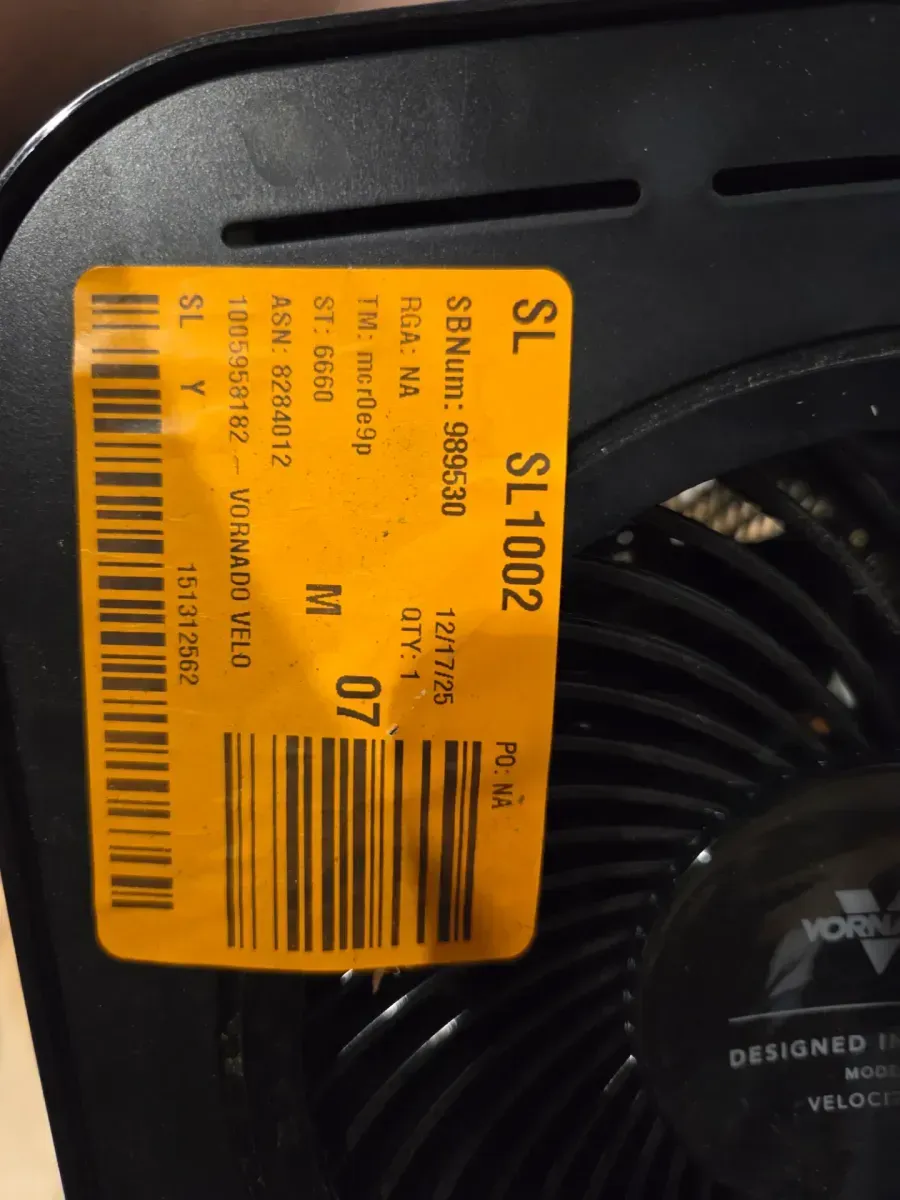 Forced Air Velocity 5 Whole Room 1500-Watt 5118 BTU Electric Space Fan Electric Heater Furnace, Black - image 5