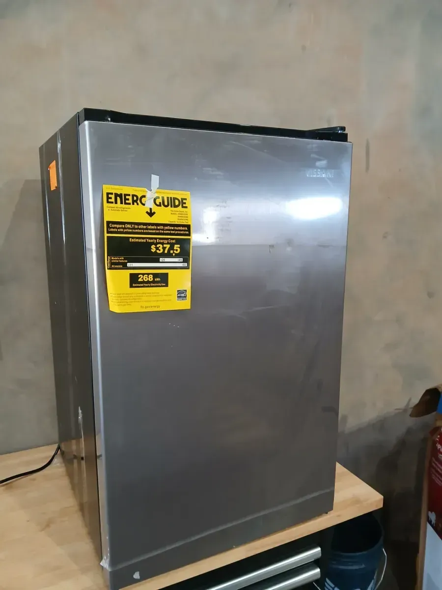 3.2 cu. ft. Mini Fridge in Stainless Steel Look without Freezer - image 3