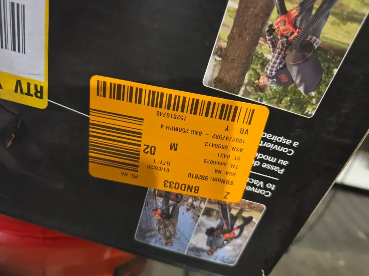 BLACK+DECKER 12 AMP 250 MPH 400 CFM Corded Electric 3-In-1 Backpack Leaf Blower, Vacuum & Mulcher - image 5