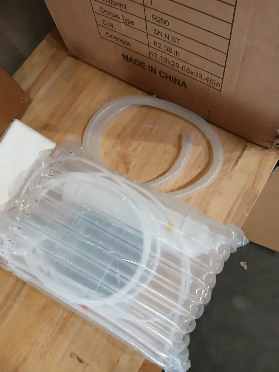 14 in. 120 lbs. Full Size Ice Cubes per day Ice Maker with Water Filter Interior Blue LEDs in Silver Stainless Steel - image 4