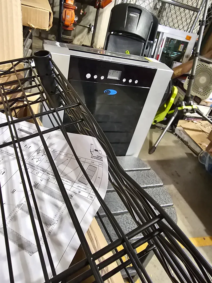 Black 3-Tier Rolling Metal Freestanding Garage Storage Shelving Unit (13.78 in. W x 33.46 in. H x 23.62 in. D) - image 3