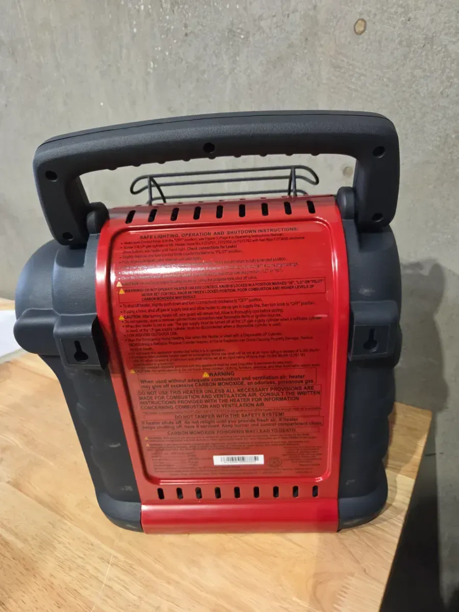 Portable Buddy 9,000 BTU Radiant Propane Indoor/Outdoor Space Heater - image 3