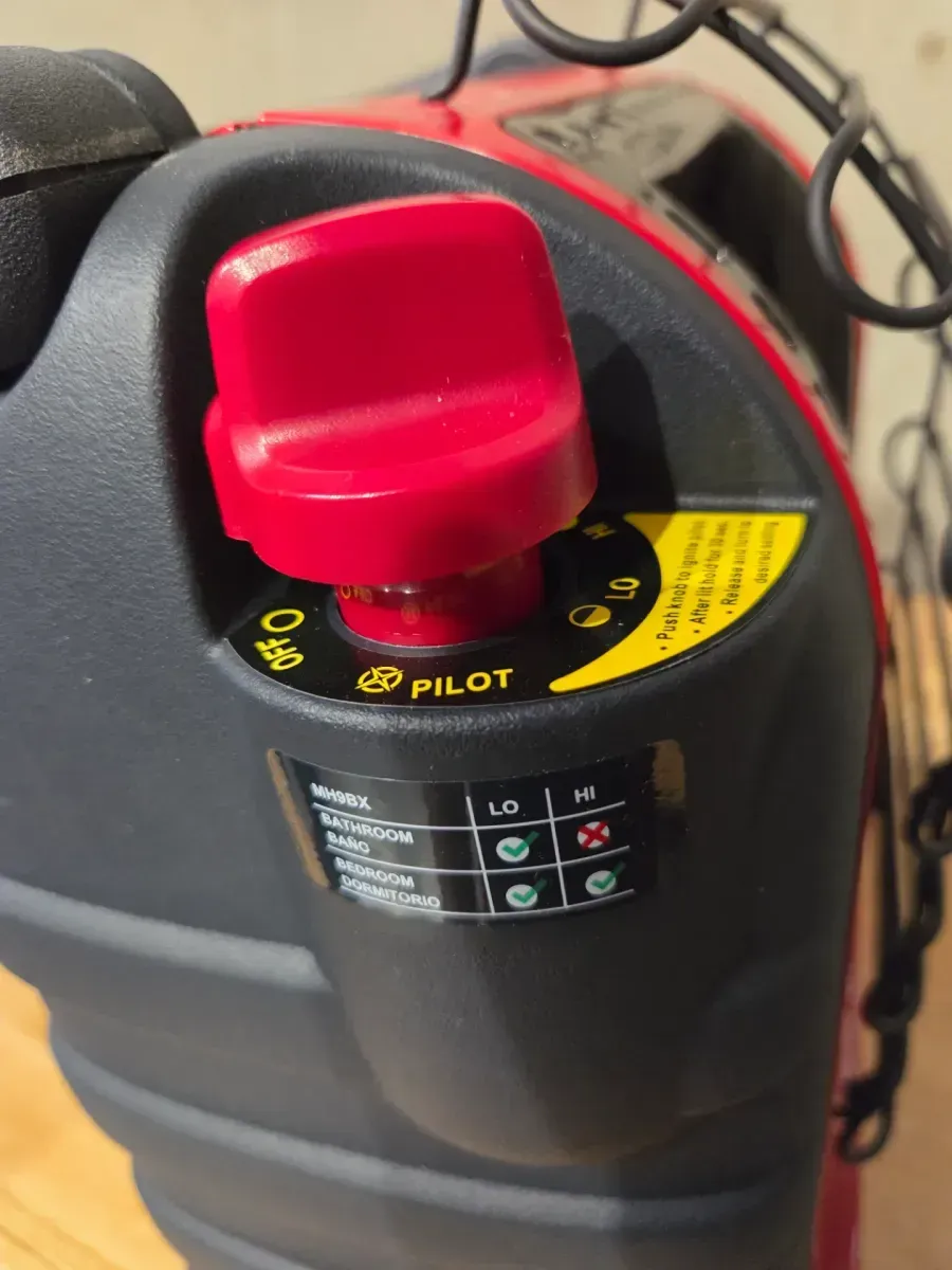 Portable Buddy 9,000 BTU Radiant Propane Indoor/Outdoor Space Heater - image 4