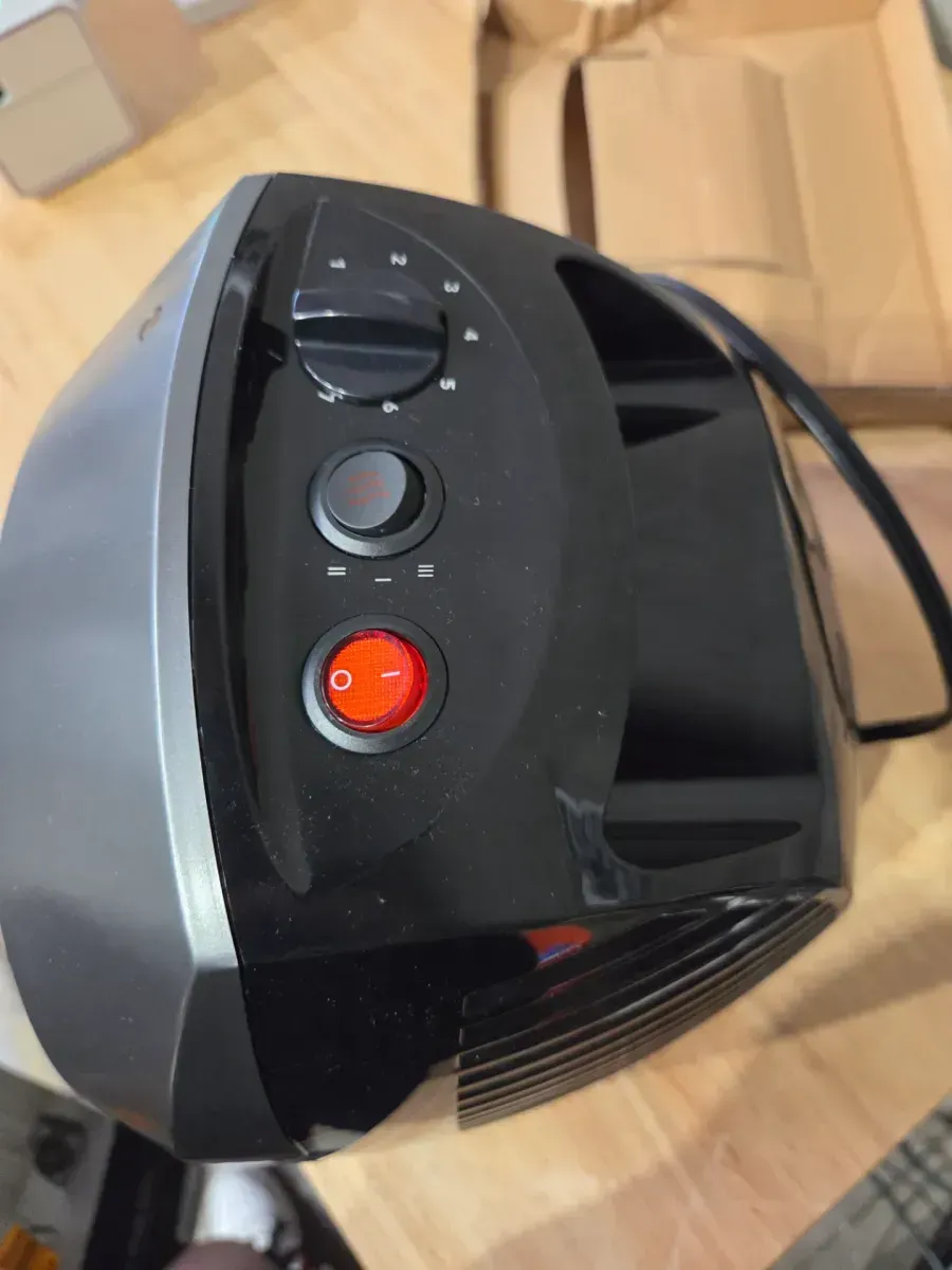 VH200 1500-Watt Electric Portable Space Heater, Whole Room Vortex Heat Circulation, Charcoal - image 3