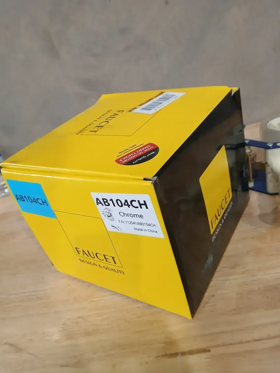 Single Handle 5-Spray Round Rain Shower Faucet in Chrome Valve Included - image 4