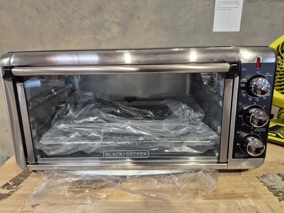 1500 W 8-Slice Stainless Steel Toaster Oven with Broiler - image 5