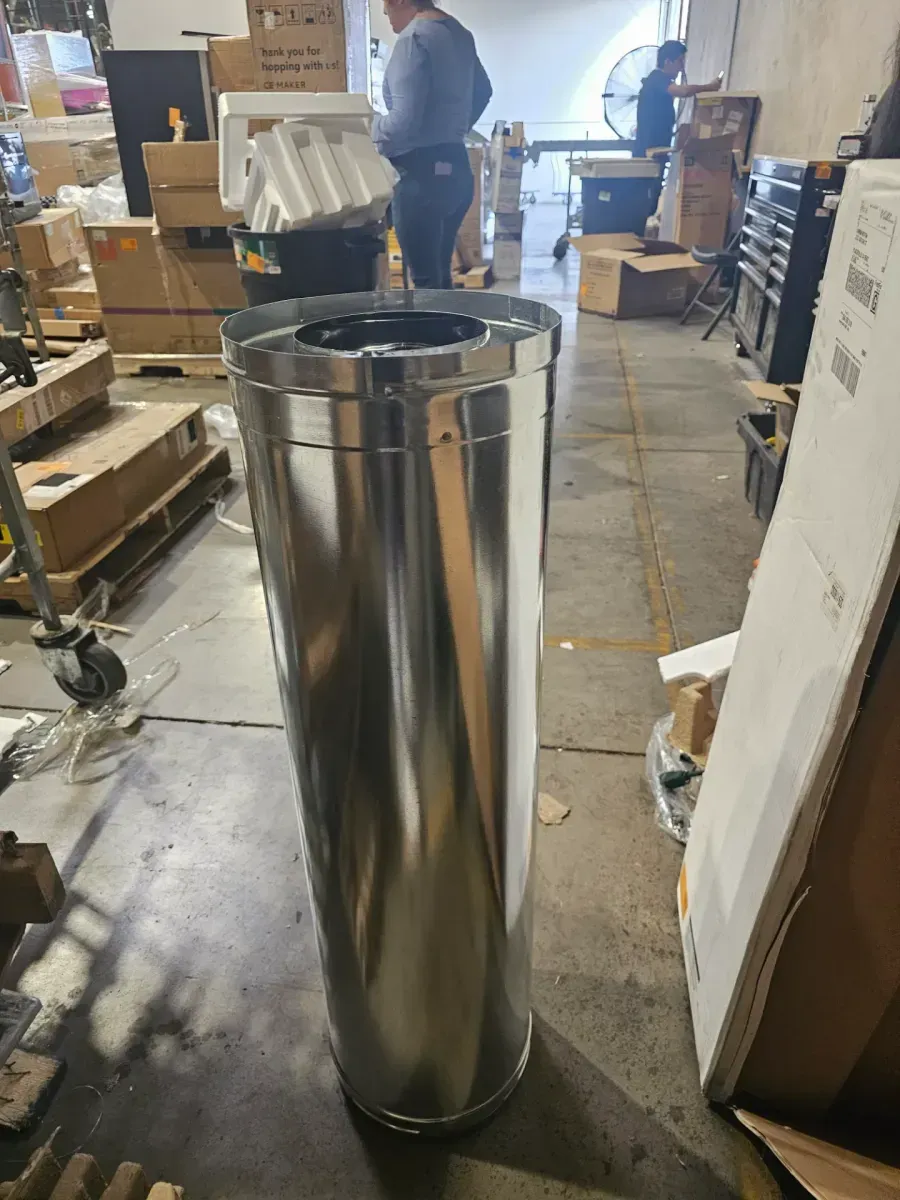 Wood Stove Through-The-Wall Chimney Vent Kit - image 2