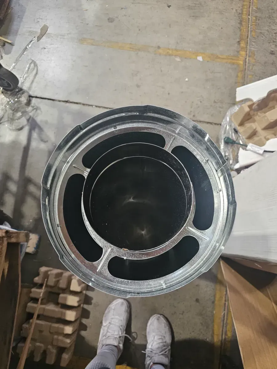 Wood Stove Through-The-Wall Chimney Vent Kit - image 3