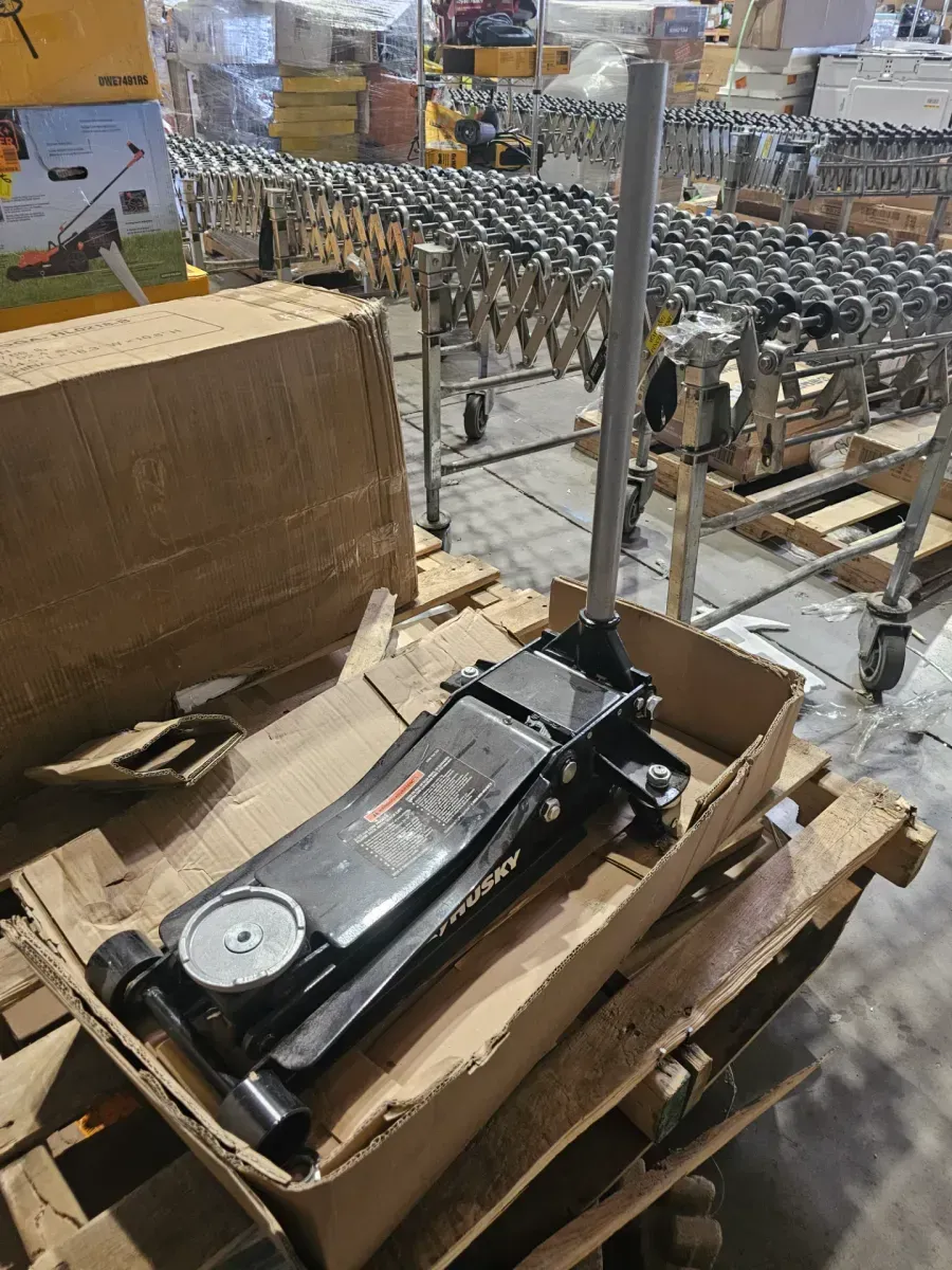 Husky 3-Ton Low Profile Floor Jack with Quick Lift - image 2