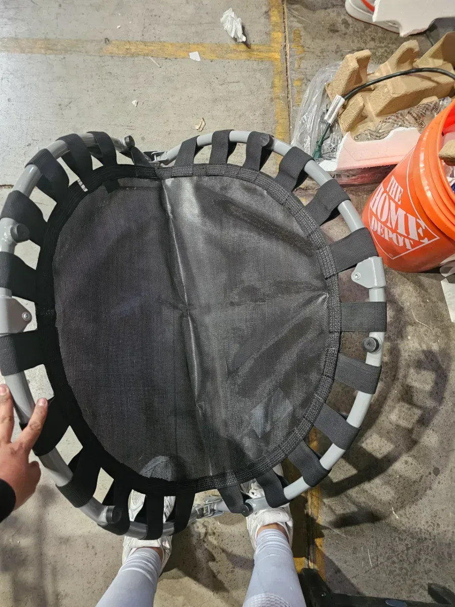 36-Inch Kids Mini Trampoline with Handlebar - image 2