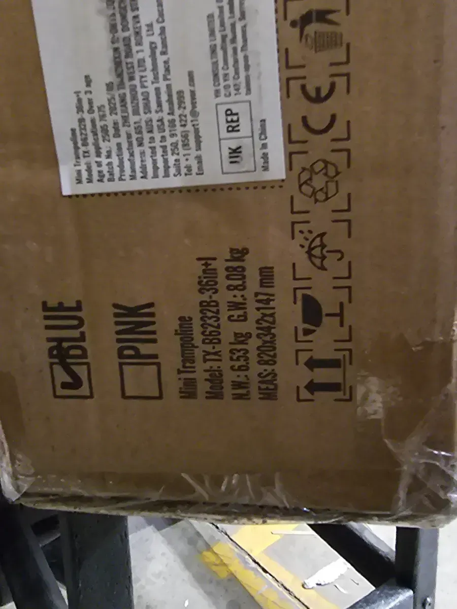 36-Inch Kids Mini Trampoline with Handlebar - image 5