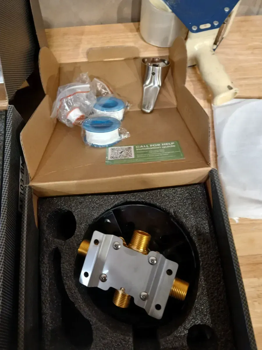 5-Spray Round Wall Bar Shower Kit with Hand Shower with Adjustable Soap Basket in Brushed Nickel - image 4