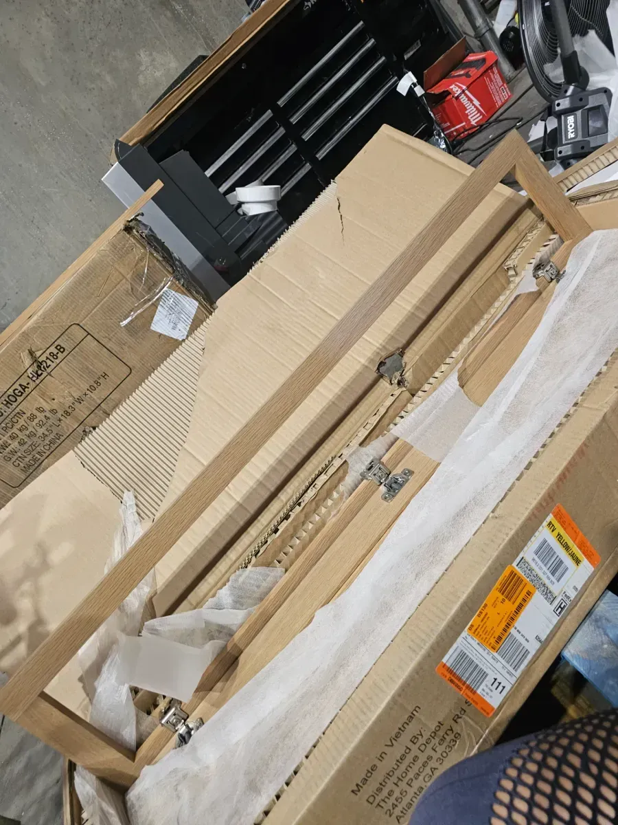 Avondale 9 in. W x 12 in. D x 42 in. H Ready to Assemble Plywood Shaker Wall Kitchen Cabinet in White Oak - image 3