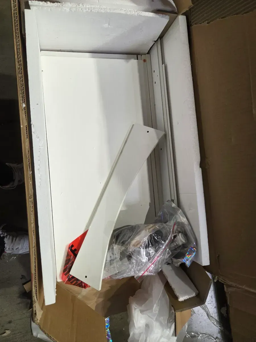 Set of 2 Modern White Nightstands with LED Lighting and Wireless Charging - image 4