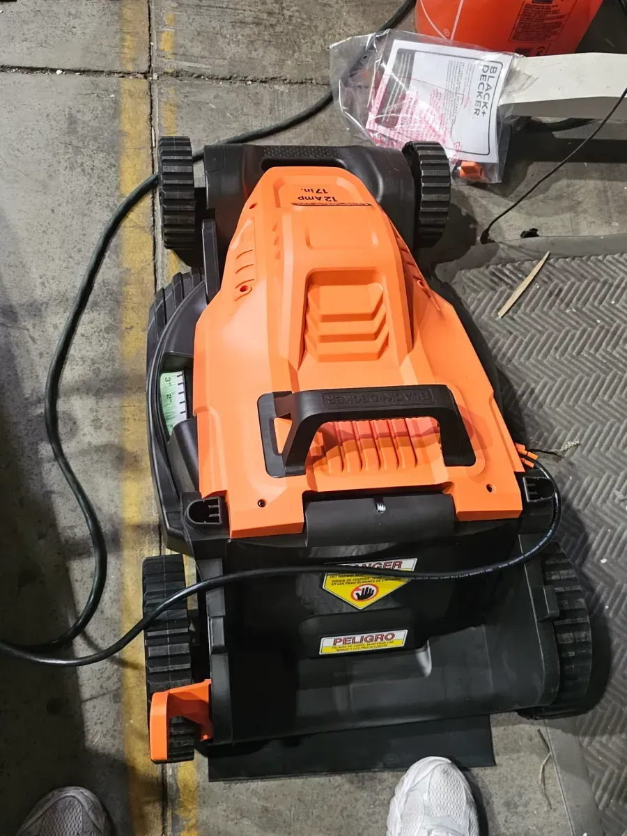 17 in. 12 AMP Corded Electric Walk Behind Push Lawn Mower - image 2