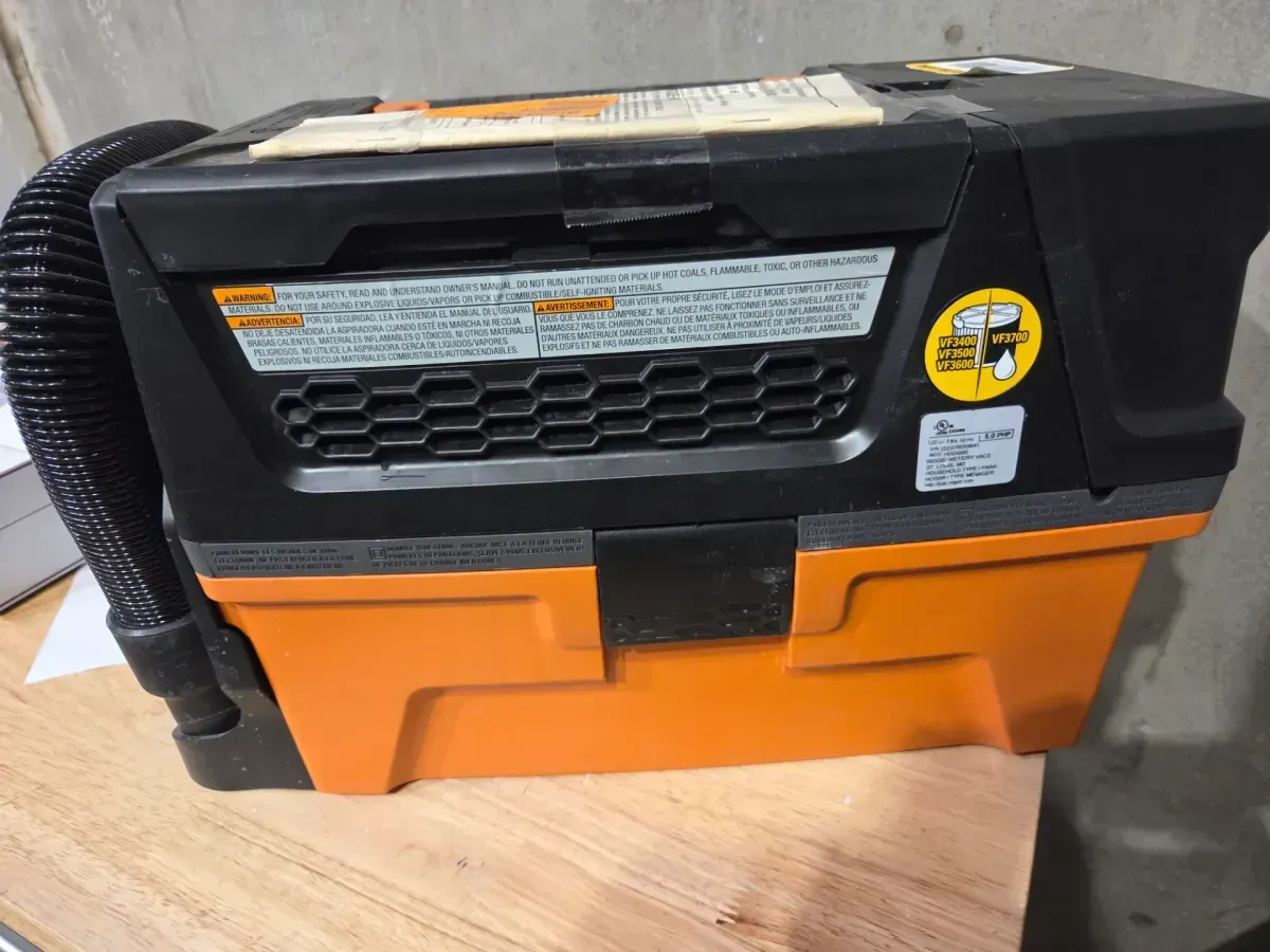 3 Gal. 5.0 Peak HP NXT Shop Vacuum Wet Dry Vac with Fine Dust Filter, Expandable Hose and Accessory Attachments HD0300 - image 4