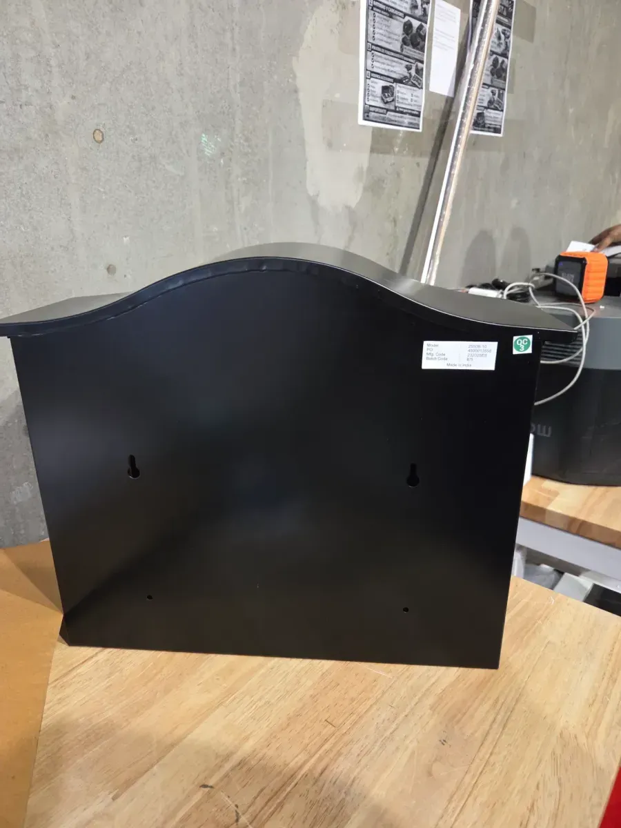 Architectural Mailboxes Saratoga Black, Medium, Steel, Locking Wall Mount Mailbox - image 5