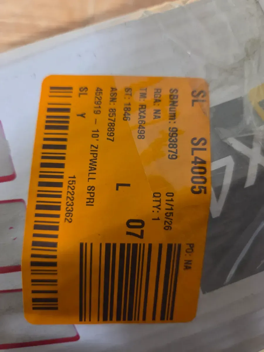 ZipWall 10 ft. Stainless Steel Dust Barrier Poles with 2-Adhesive Zippers and a Carry Bag Black (4-Pack) - image 6