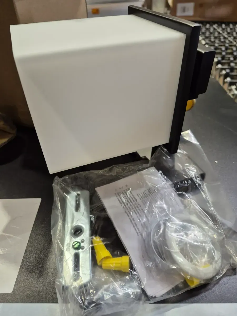 Tully 1-Light Black Bathroom Indoor Wall Sconce Light with Satin Etched Cased Opal Glass Shade - image 4