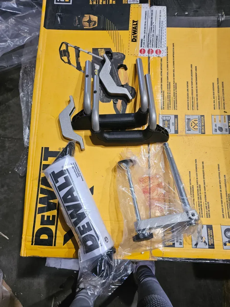 DEWALT 15 Amp Corded 12 in. Double Bevel Sliding Compound Miter Saw, Blade Wrench and Material Clamp - image 4
