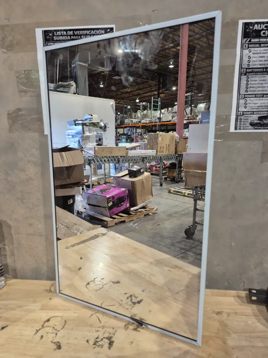 16 in. W x 26 in. H Rectangular Recessed or Surface Mount Framed Medicine Cabinet with Mirror - image 2