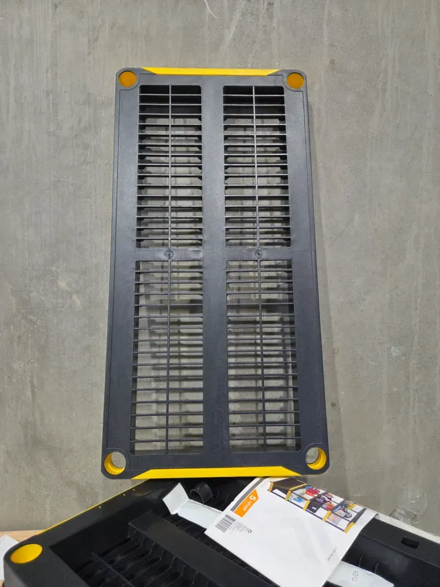 5-Tier Easy Assembly Multi-purpose Plastic Garage Storage Shelving Unit in Black (36 in. W x 74 in. H x 18 in. D) - image 5