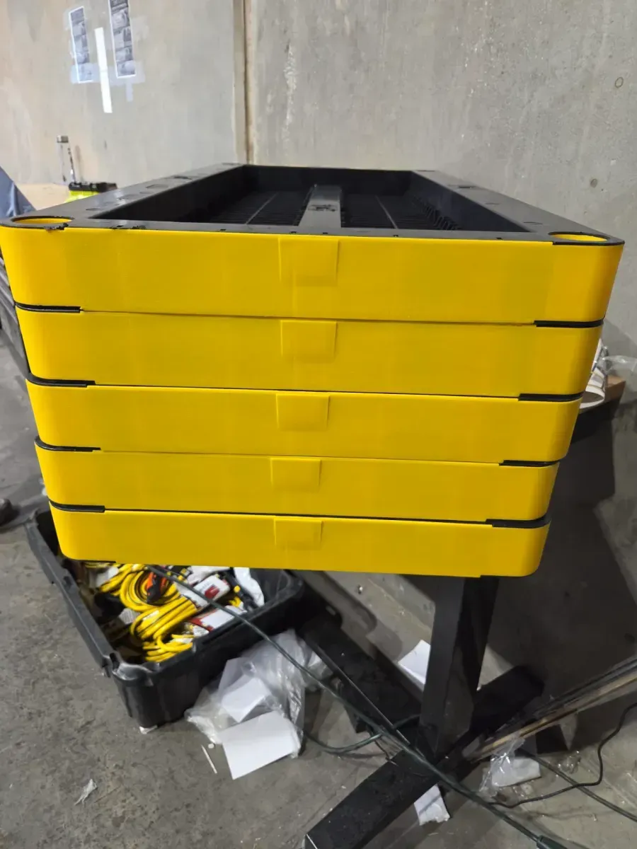 5-Tier Easy Assembly Multi-purpose Plastic Garage Storage Shelving Unit in Black (36 in. W x 74 in. H x 18 in. D) - image 7