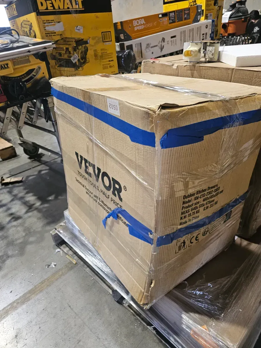 18 in. W x 23.2 in. H x 23.1 in. D Outdoor Kitchen Stainless Steel Triple BBQ Access Drawers with Chrome Handle - image 10