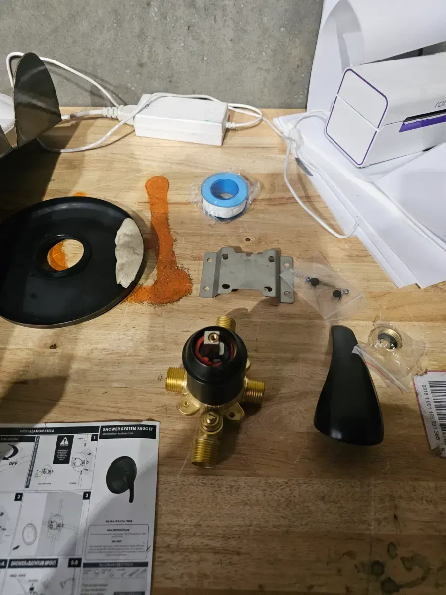 KOHLER Simplice 1-Handle Valve Handle Trim in Matte Black (Valve Not Included) - image 3